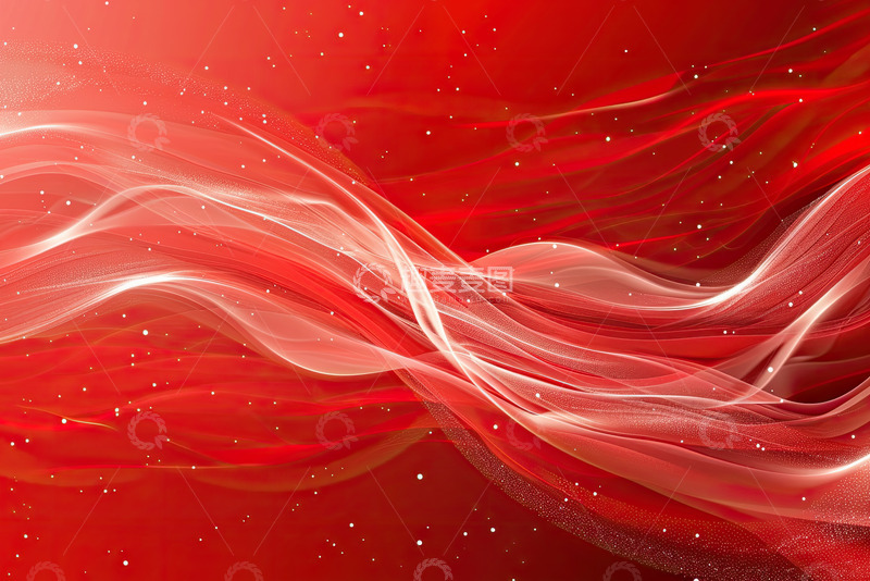 高清大图下载【趣麦麦图】年会舞台红色背景