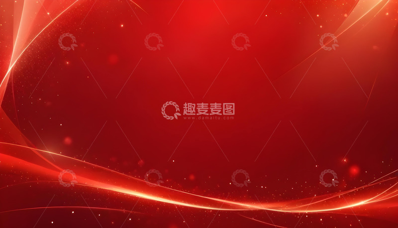 高清大图下载【趣麦麦图】闪亮元素装饰的红色背景
