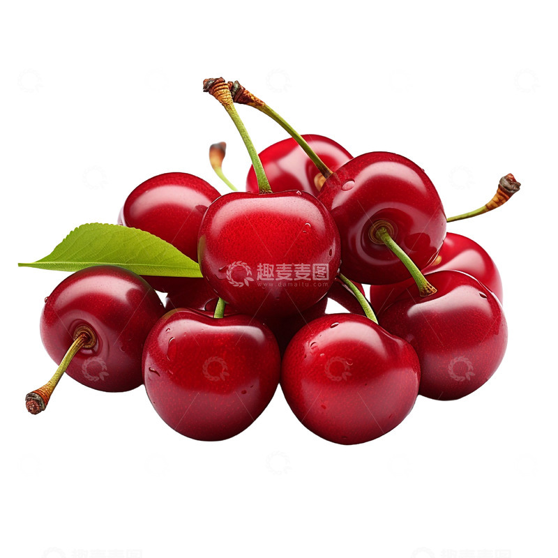 高清大图下载【趣麦麦图】红色车厘子水果