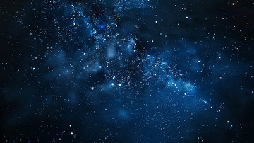 夜晚的璀璨星河