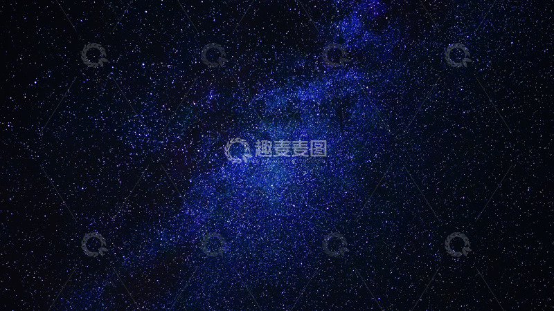 高清大图下载【趣麦麦图】浪漫星空银河系