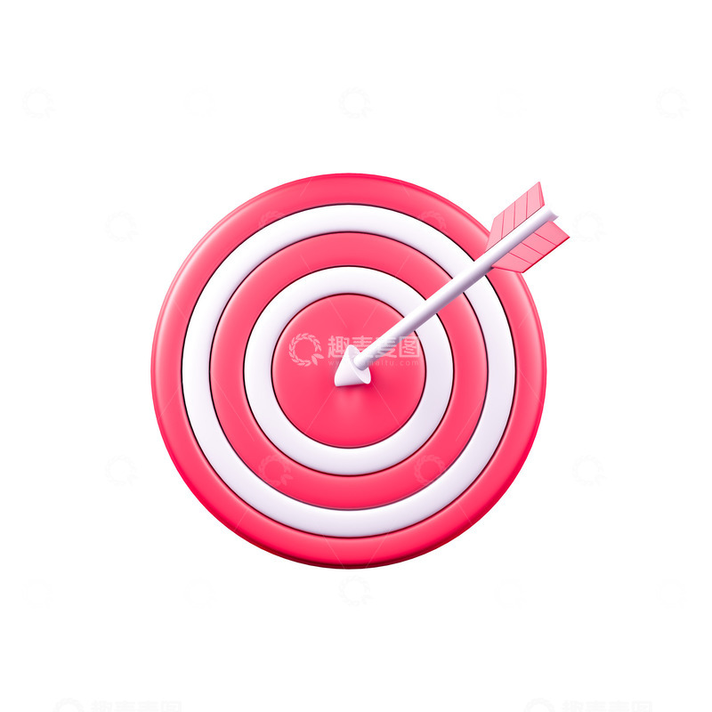高清大图下载【趣麦麦图】3D立体飞镖射箭靶心