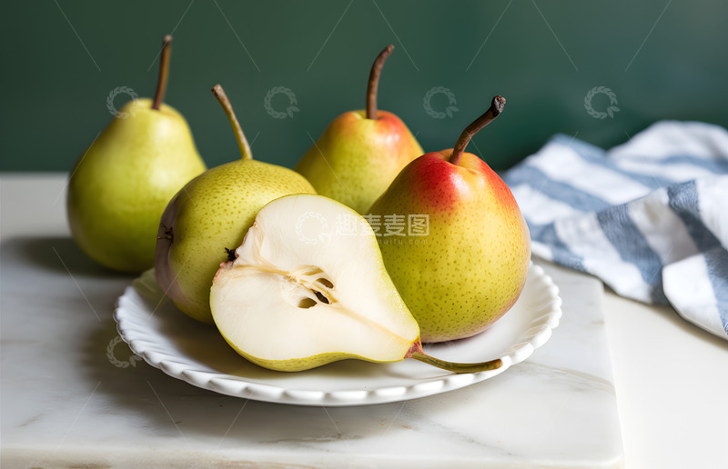 高清大图下载【趣麦麦图】-新疆梨水果摄影图素材