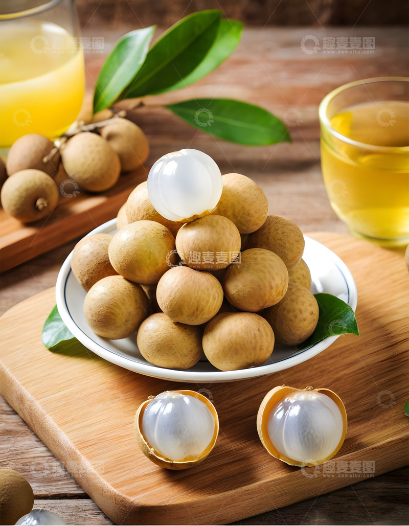 高清大图下载【趣麦麦图】龙眼桂圆水果静物摄影图