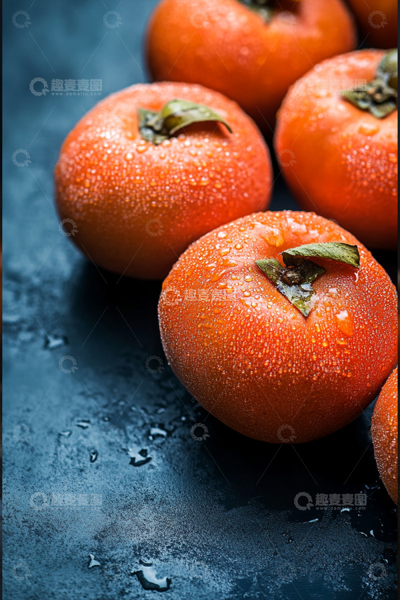 高清大图下载【趣麦麦图】柿子静物摄影图