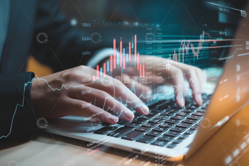 高清大图下载【趣麦麦图】理财股票数据金融概念图