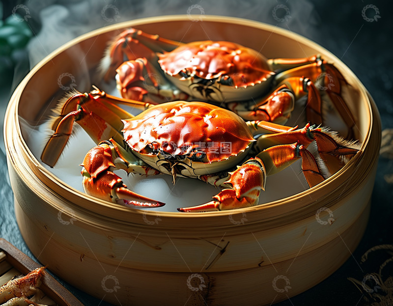 高清大图下载【趣麦麦图】大闸蟹静物美食摄影图