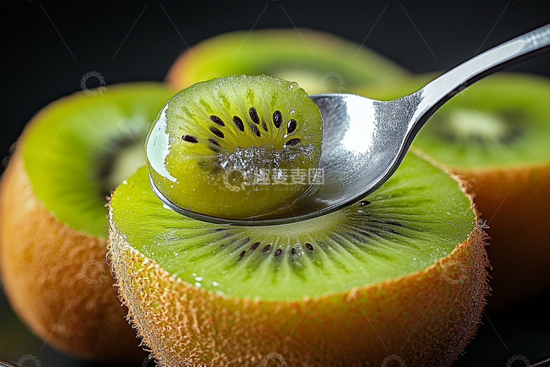 高清大图下载【趣麦麦图】猕猴桃水果AI摄影图