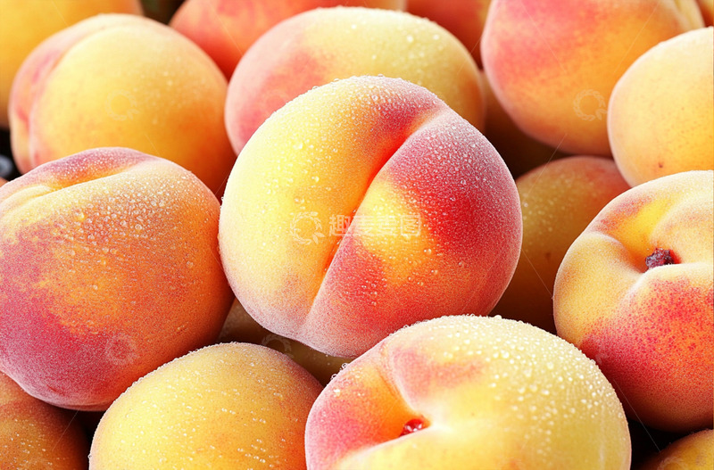 高清大图下载【趣麦麦图】水蜜桃俯视摄影图