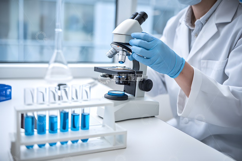 高清大图下载【趣麦麦图】医学研究检测AI摄影图