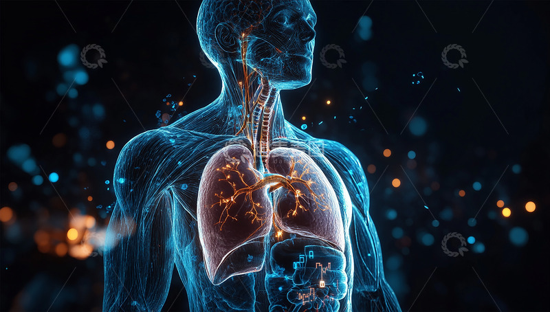 高清大图下载【趣麦麦图】创意医学肝脏器官概念图