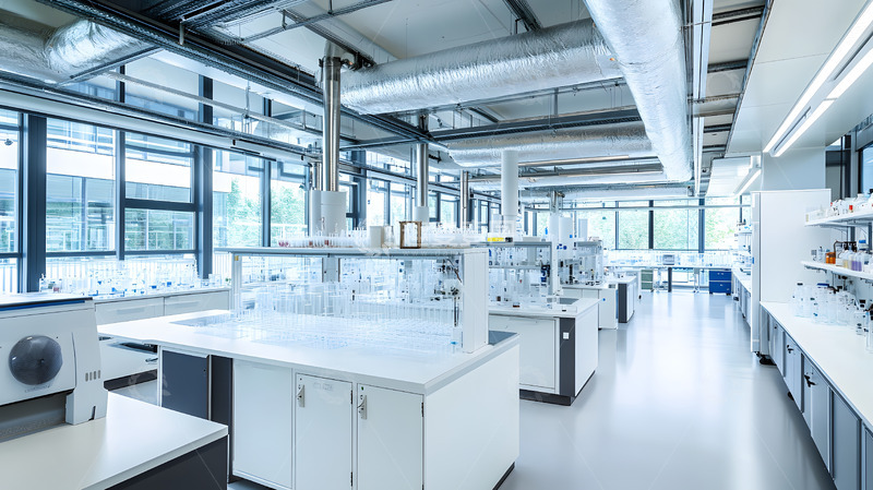 高清大图下载【趣麦麦图】现代化科学实验室内部