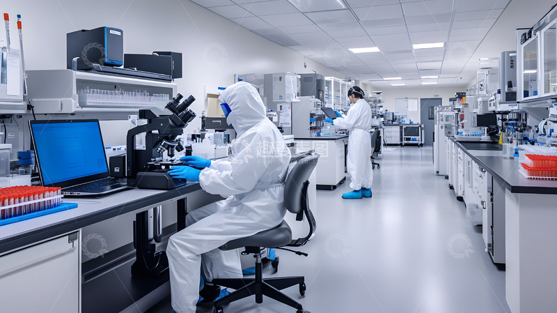 高清大图下载【趣麦麦图】现代实验室内的科学研究人员