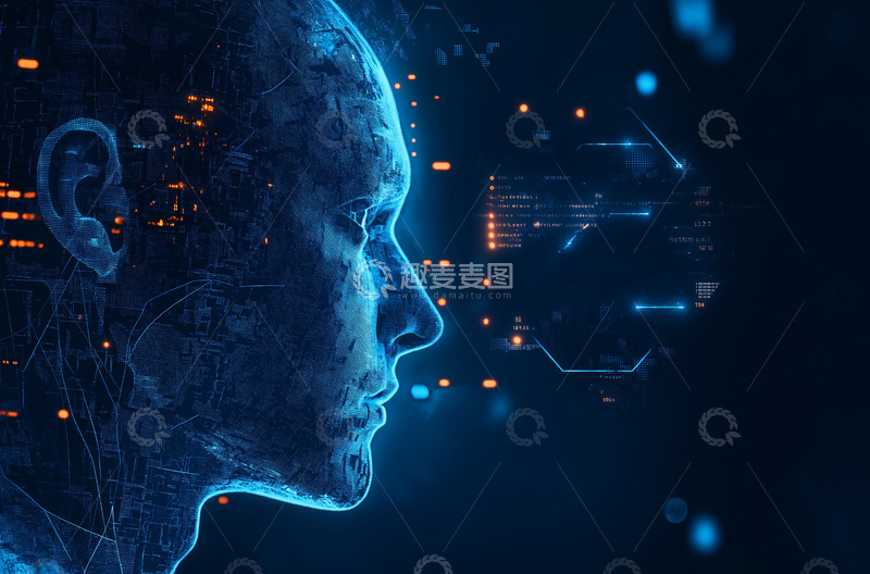 高清大图下载【趣麦麦图】科技感人工智能AI摄影图