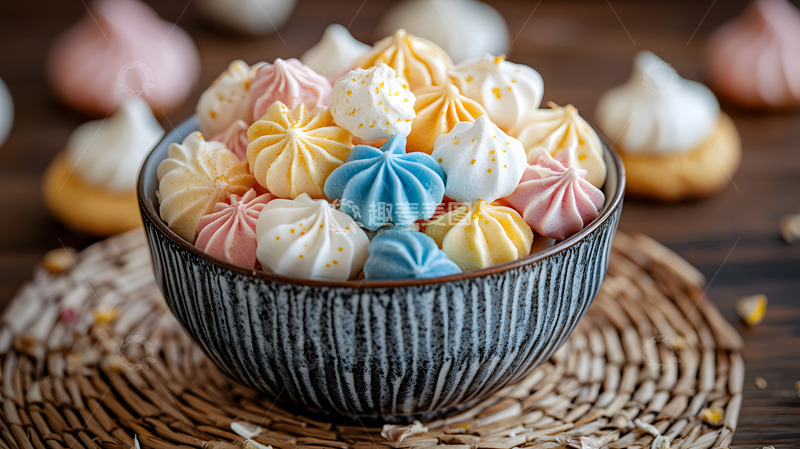 高清大图下载【趣麦麦图】多彩小甜点精美摆盘的创意美食摄影