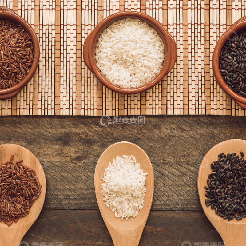 高清大图下载【趣麦麦图】四色米粒的精致展示