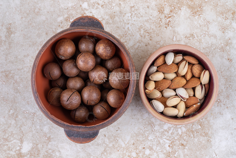 高清大图下载【趣麦麦图】坚果与杏仁的味觉盛宴