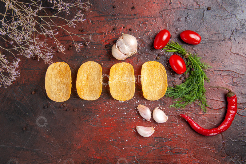 高清大图下载【趣麦麦图】食材与香料的雅致布局