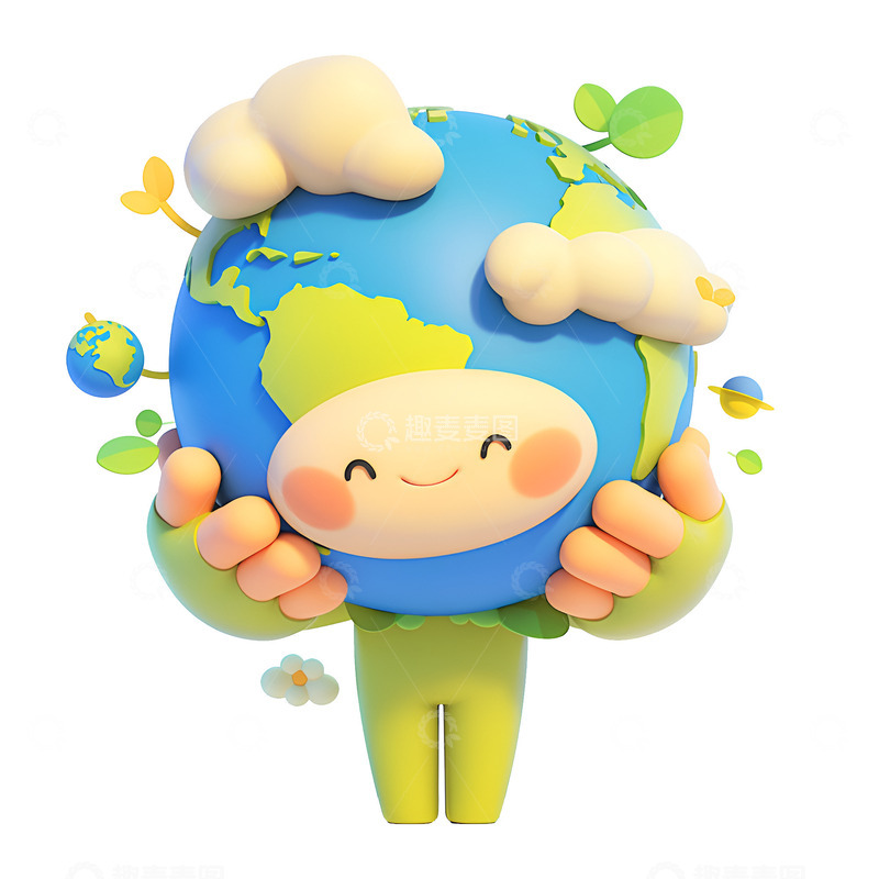 高清大图下载【趣麦麦图】绿色环保关爱地球