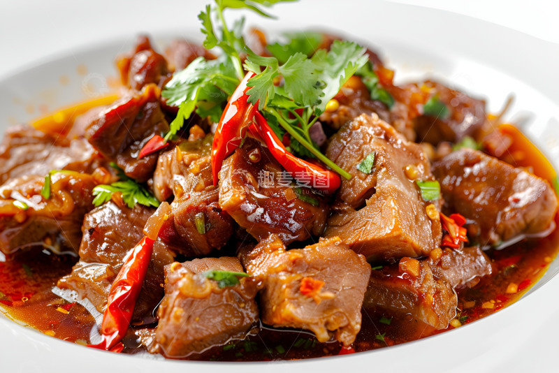 高清大图下载【趣麦麦图】一盘子麻辣牛肉