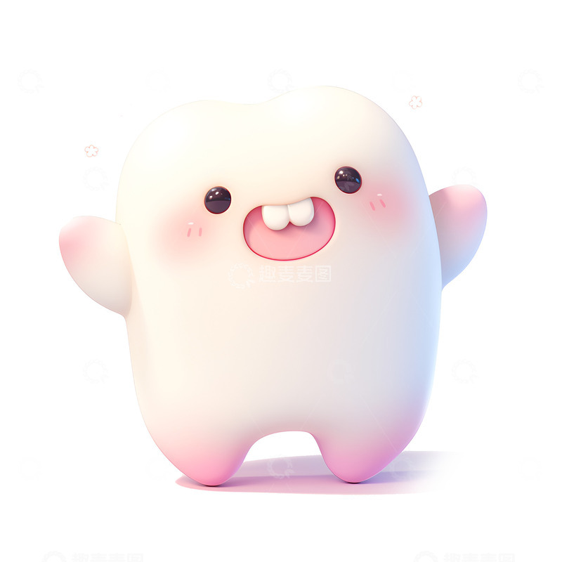 高清大图下载【趣麦麦图】一颗可爱的牙齿