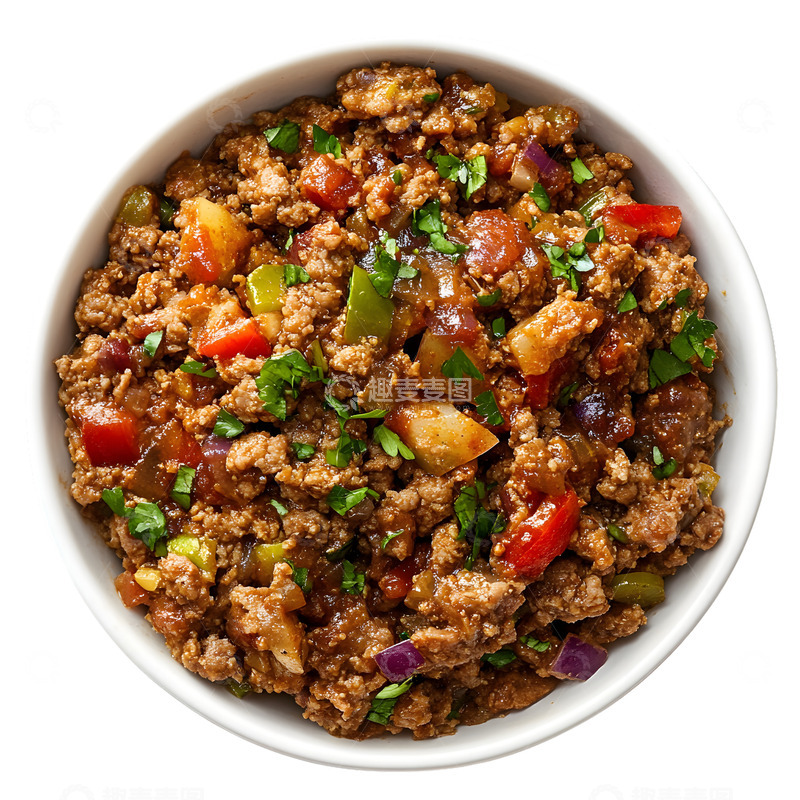 高清大图下载【趣麦麦图】一碗肉沫肉臊子