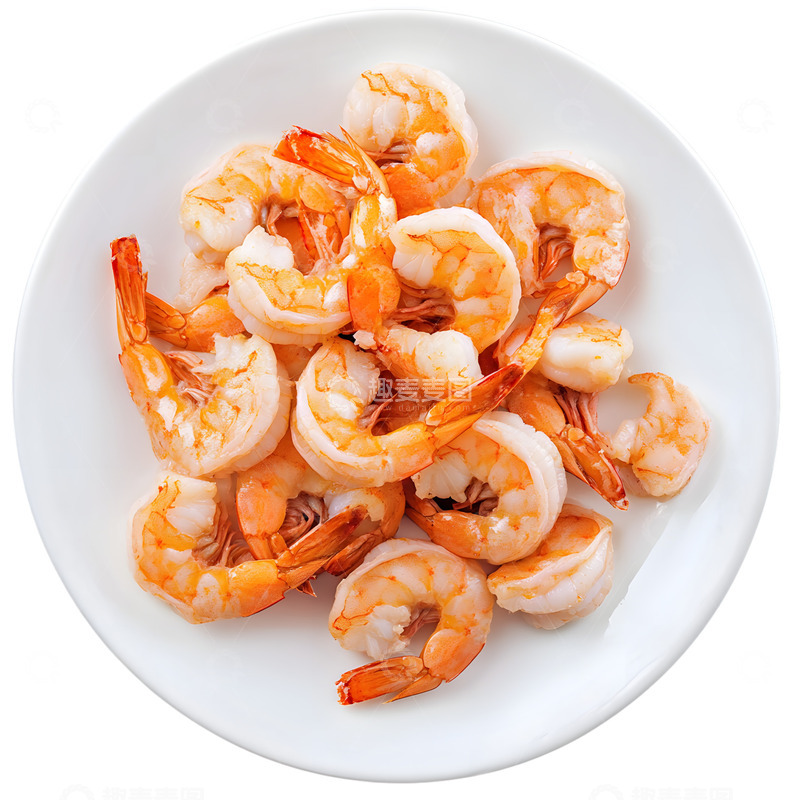 高清大图下载【趣麦麦图】虾仁美食盘子