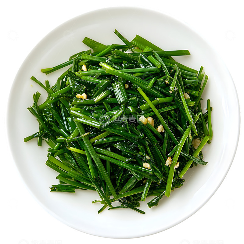 高清大图下载【趣麦麦图】炒韭菜蔬菜炒蔬菜