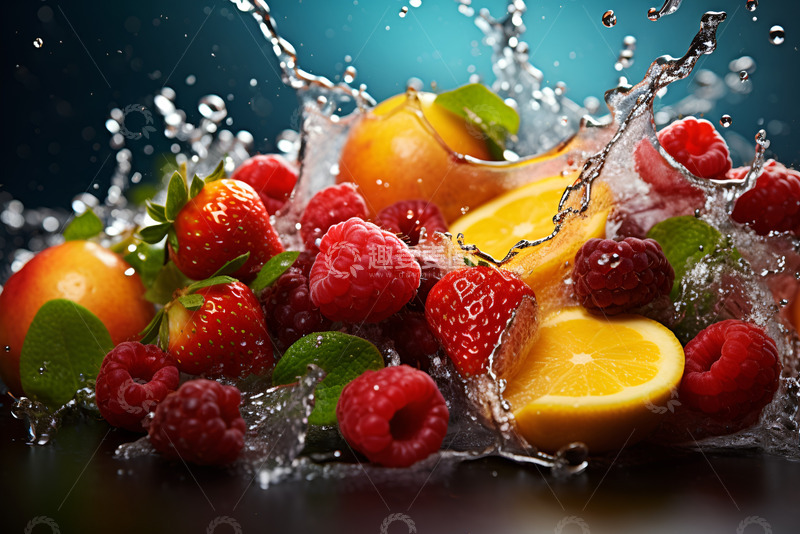 高清大图下载【趣麦麦图】一堆新鲜水果