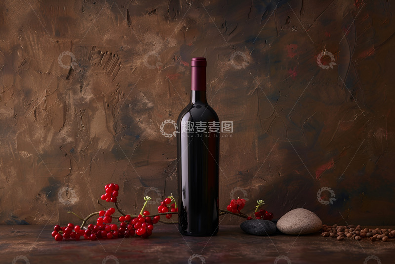 高清大图下载【趣麦麦图】高端红葡萄酒摄影背景