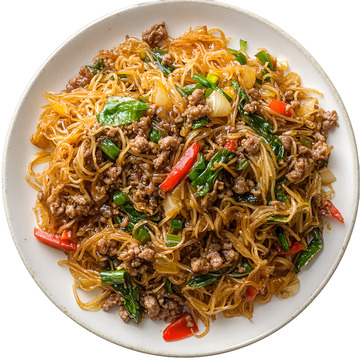 蚂蚁上树肉沫炒粉炒米粉