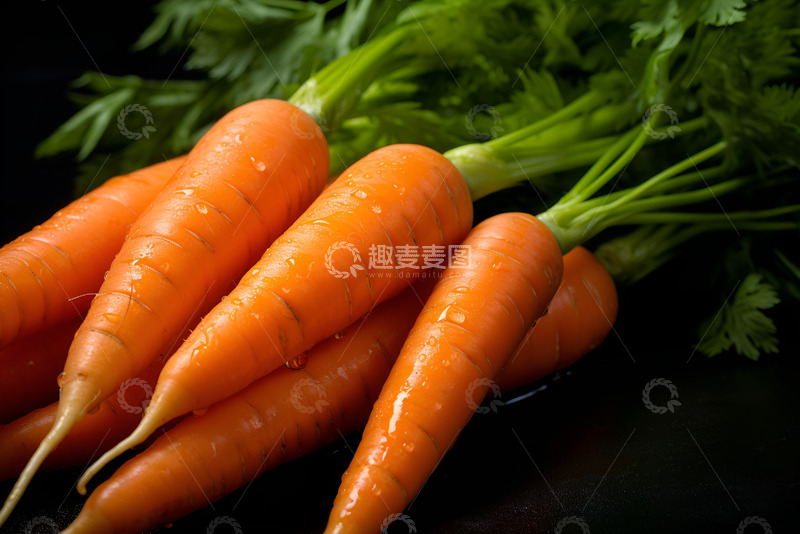 高清大图下载【趣麦麦图】新鲜的红萝卜
