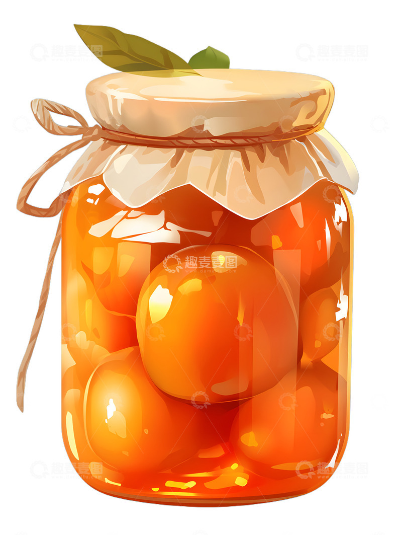 高清大图下载【趣麦麦图】橘子罐头美食