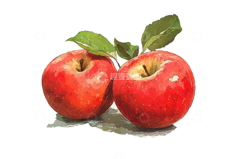 高清大图下载【趣麦麦图】新鲜红苹果水果