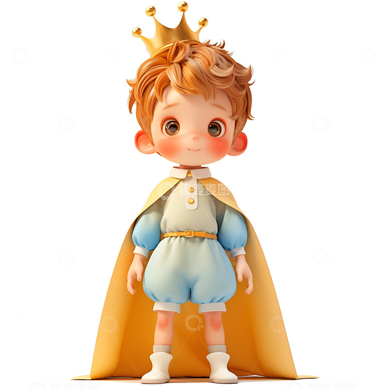 高清大图下载【趣麦麦图】卡通简约可爱的小王子