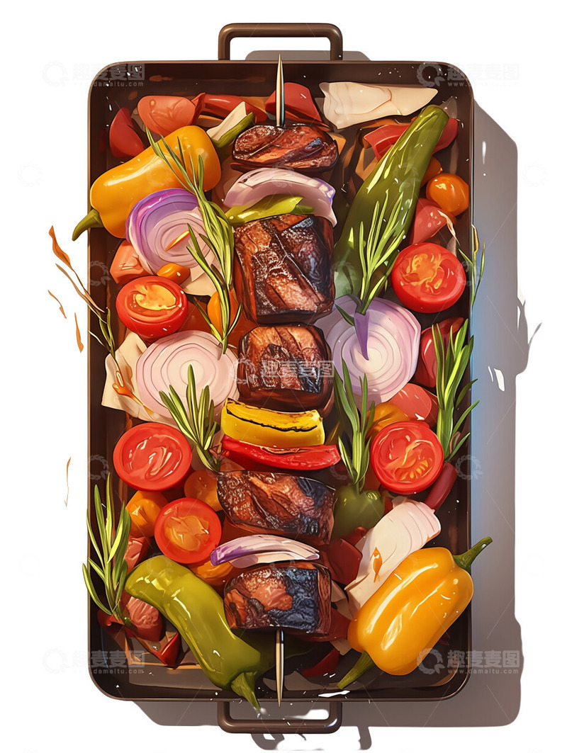 高清大图下载【趣麦麦图】烧烤烤肉美食