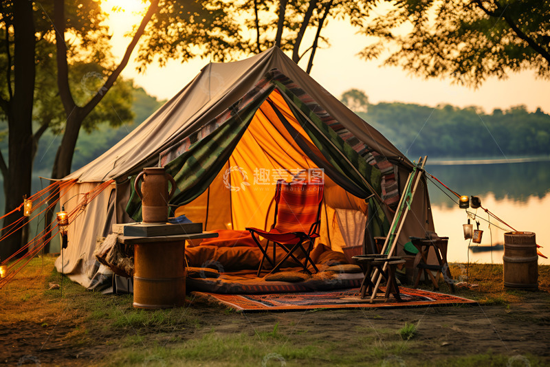 高清大图下载【趣麦麦图】户外野营帐篷