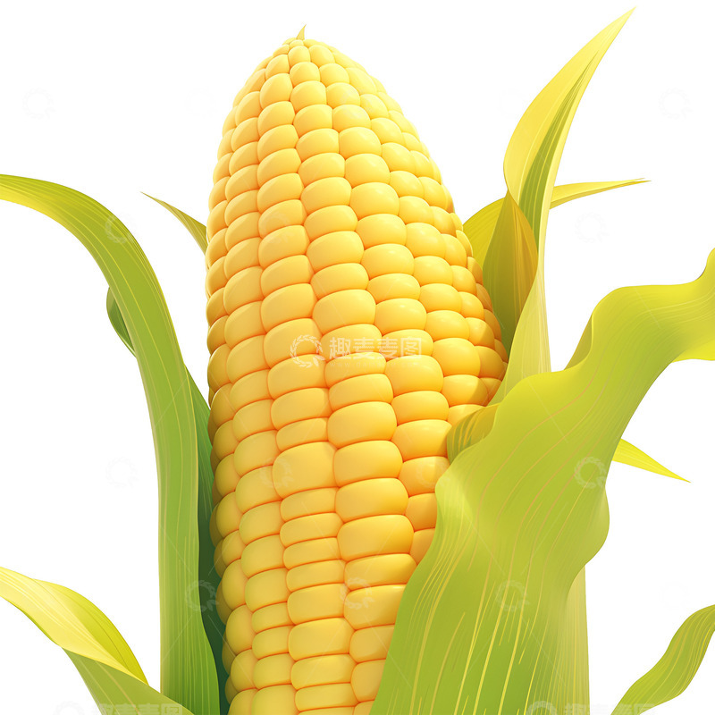 高清大图下载【趣麦麦图】一颗饱满的玉米