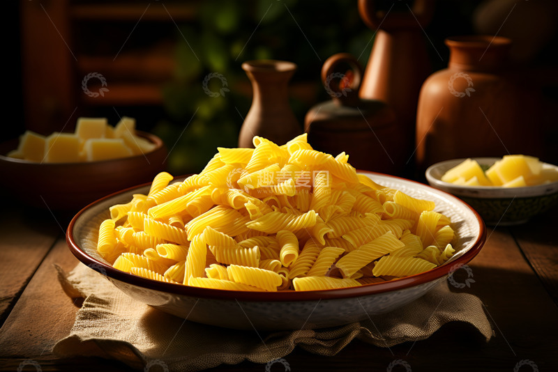 高清大图下载【趣麦麦图】一碗意大利空心面