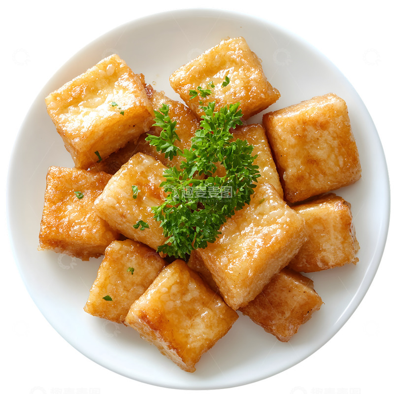 高清大图下载【趣麦麦图】油炸年糕美味