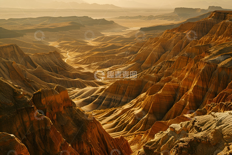 高清大图下载【趣麦麦图】崎岖的岩石山沟壑