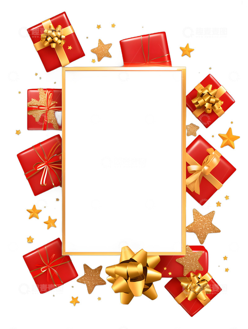 高清大图下载【趣麦麦图】礼盒边框装饰