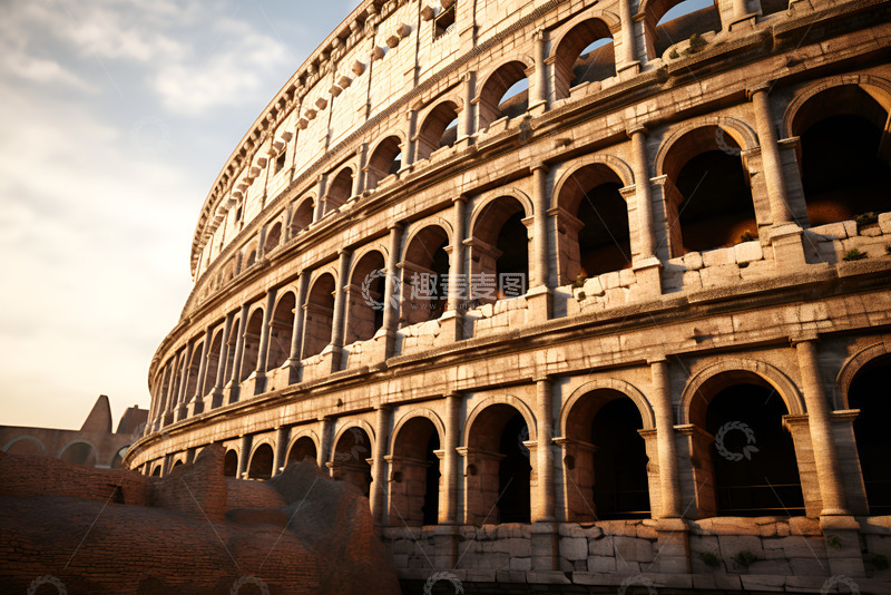 高清大图下载【趣麦麦图】古罗马斗兽场