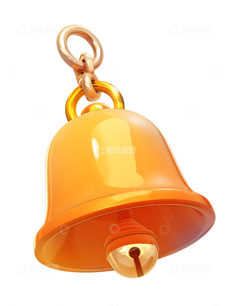 高清大图下载【趣麦麦图】卡通铃铛装饰