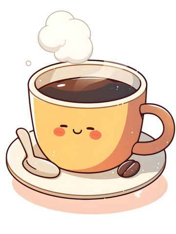 一杯热咖啡图标