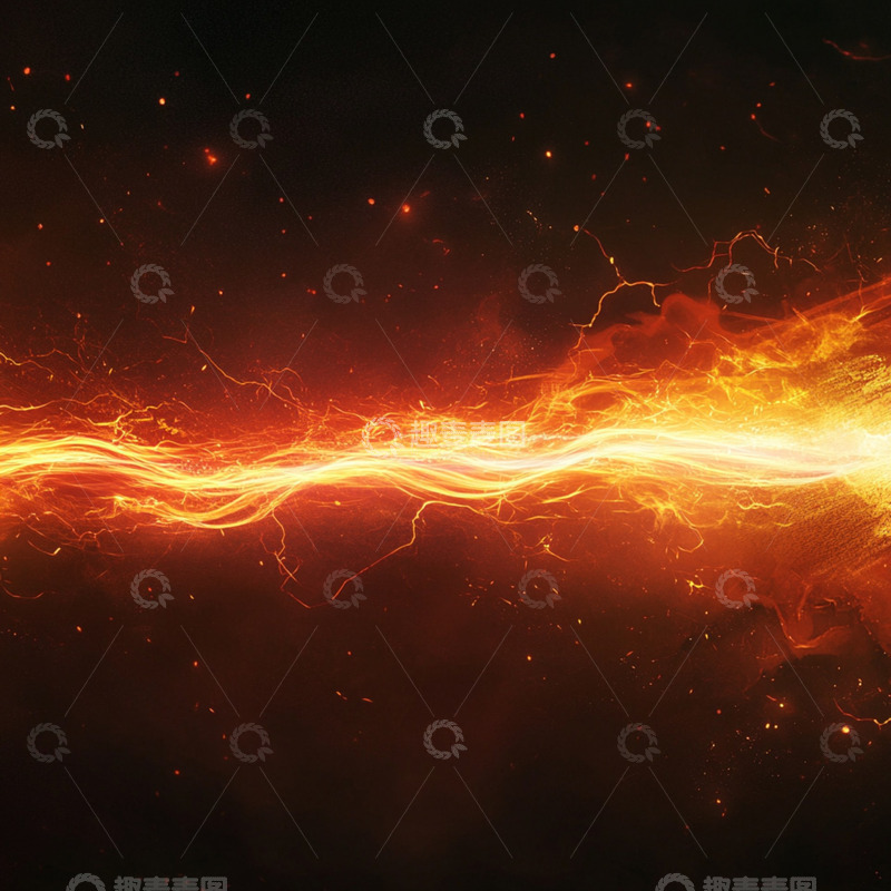 高清大图下载【趣麦麦图】雷电穿梭特效
