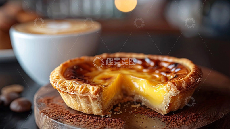 高清大图下载【趣麦麦图】秋冬蛋挞美食实拍