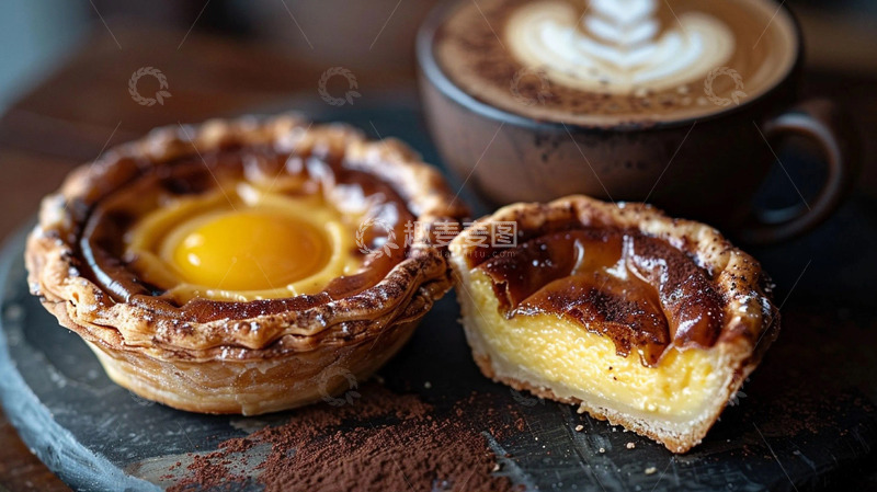 高清大图下载【趣麦麦图】实拍鸡蛋蛋挞