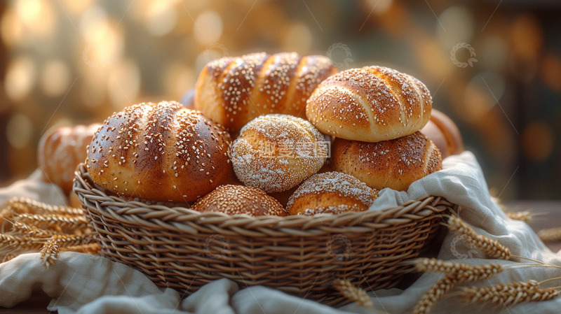 高清大图下载【趣麦麦图】户外面包美食实拍