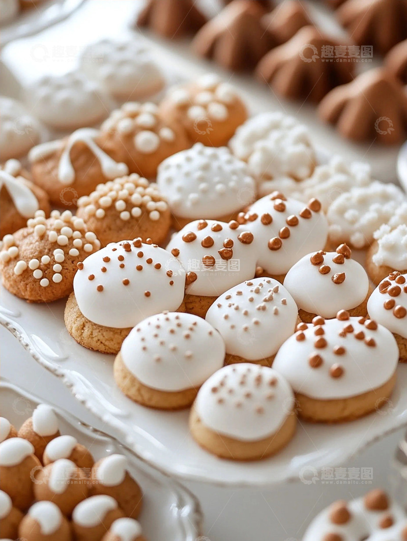高清大图下载【趣麦麦图】秋冬饼干实拍背景